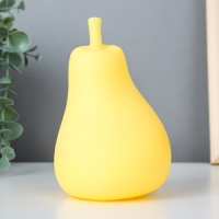 Ночник "Груша" LED от батареек 3xLR44 желтый 9х9х13 см RISALUX Ночник "Груша" LED от батареек 3xLR44 желтый 9х9х13 см RISALUX