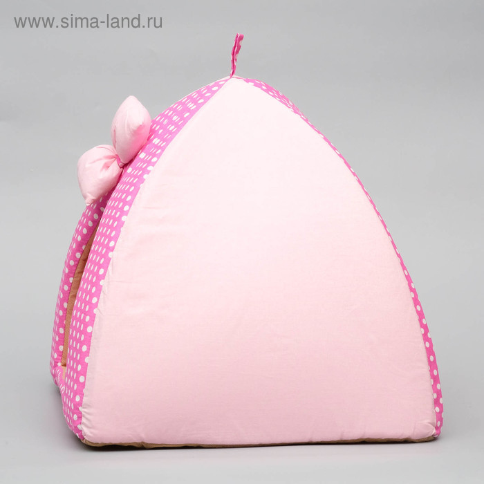 Домик-вигвам Домик-вигвам "Нежность", 40 х 40 х 37 см, бязь, розовый