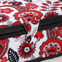 Шкатулка для рукоделия "Народный цветочный узор" 24х16х11 см Шкатулка для рукоделия "Народный цветочный узор" 24х16х11 см