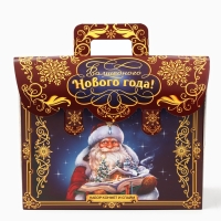 Новогодний подарок, сладкий, детский &laquo;Дед Мороз&raquo;, конфеты + слайм, 500 г