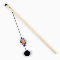 Дразнилка с деревянной подвеской &laquo;Яркая рыбка&raquo;, 5 см