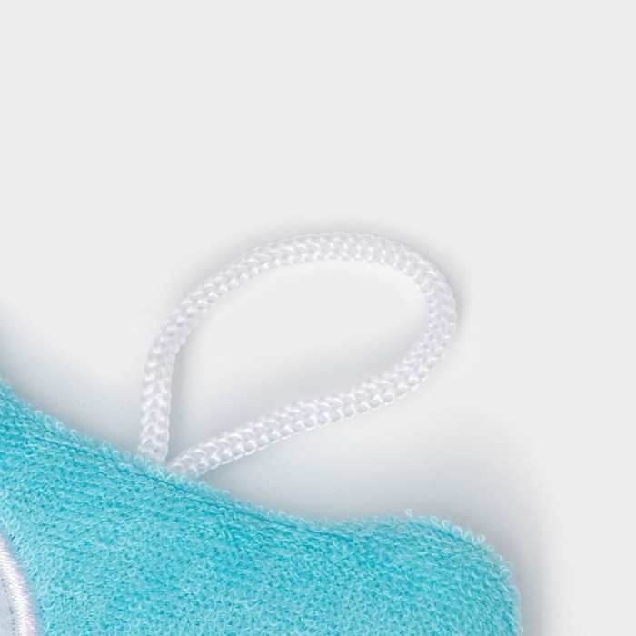 Мочалка - варежка детская для купания Доляна &laquo;Совушка&raquo;, 20 см, цвет МИКС