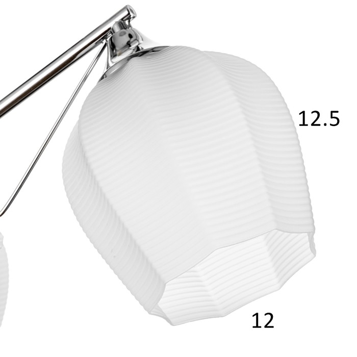 Люстра "Миранда" 3хЕ27 40Вт хром 59х59х26см BayerLux