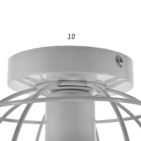 Люстра "Нола" 1х60Вт E27 белый 16х16х18 см BayerLux Люстра "Нола" 1х60Вт E27 белый 16х16х18 см BayerLux