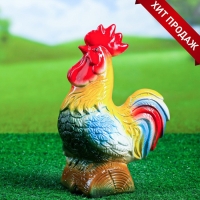 Садовая фигура "Петух на бревне" 29см Садовая фигура "Петух на бревне" 29см