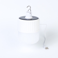 Фонарь кемпинговый аккумуляторный, 120 Вт, 2400 мАч, SMD 2835, 4 режима, солнечная батарея