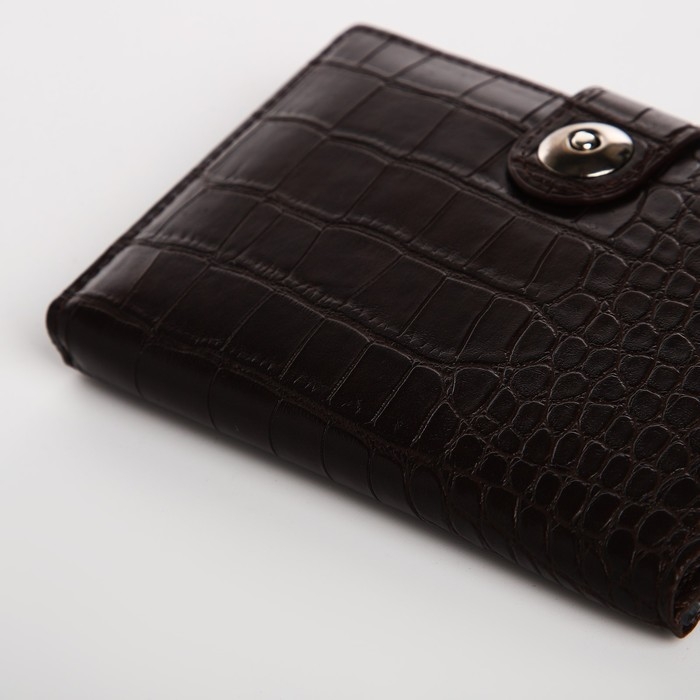 Обложка для документов 2 в 1: автодокументы, паспорт, цвет коричневый Обложка для документов 2 в 1: автодокументы, паспорт, цвет коричневый