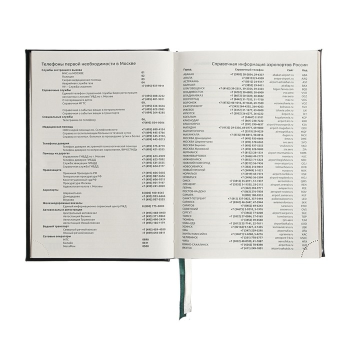 Ежедневник недатированный A5, 176 листов, deVENTE.Symbol, твёрдая обложка из искусственной кожи с поролоном, золотой срез, блок 70 г/м2, зелёный