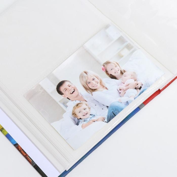 Фотоальбом "Домики" на 200 фото, 50 листов, 10х15 см