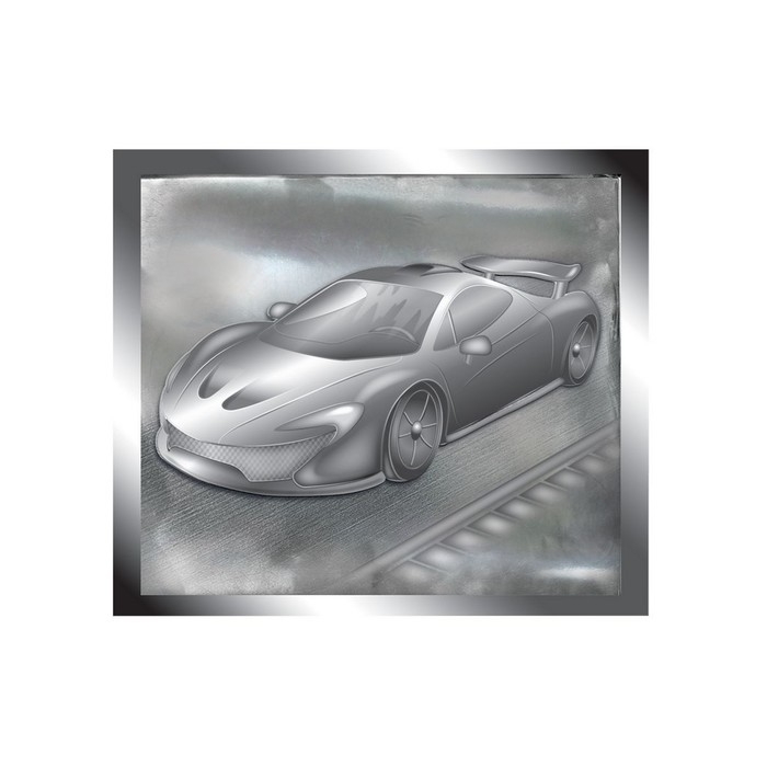 Набор для творчества «Гоночная машина» металлопластика, создание барельефа Набор для творчества «Гоночная машина» металлопластика, создание барельефа