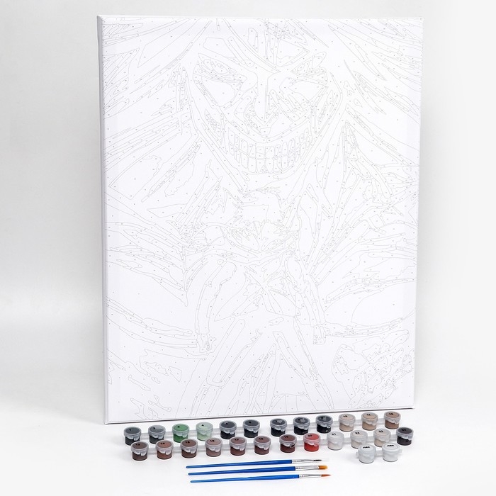 Картина по номерам на холсте с подрамником «Схватка», 40 х 50 см Картина по номерам на холсте с подрамником «Схватка», 40 х 50 см