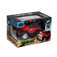 Машина перевёртыш радиоуправляемая &laquo;Полиция&raquo;, работает от батареек, цвет красный