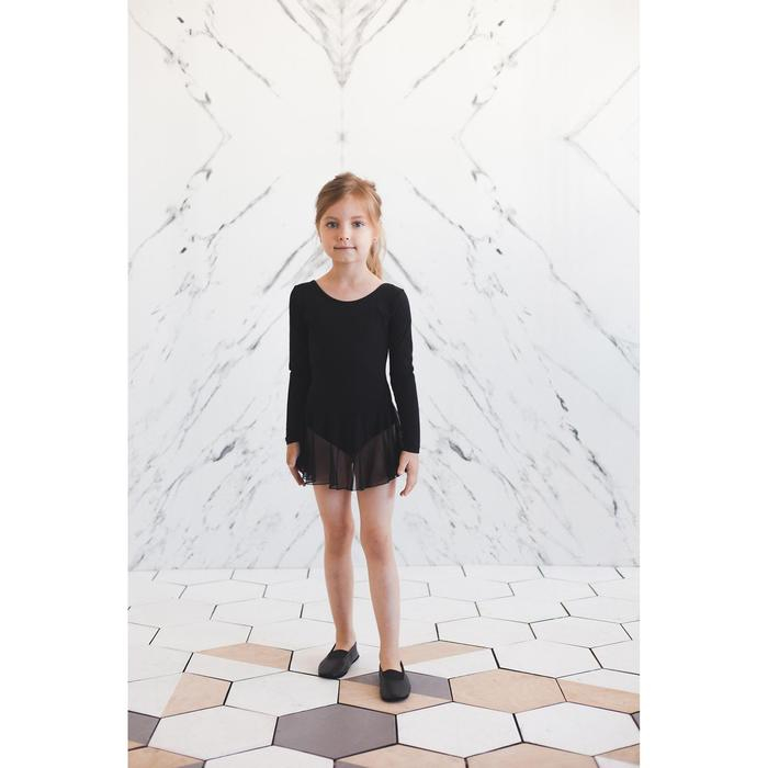 Купальник для гимнастики и танцев Grace Dance, р. 32, цвет чёрный