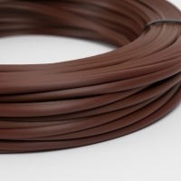 Ротанг искусственный гладкий 6 мм 100 м полутрубка (каштан) Ротанг искусственный гладкий 6 мм 100 м полутрубка (каштан)