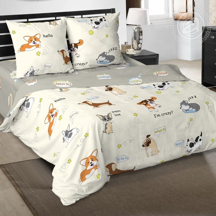 Постельное бельё 1,5сп Артпостелька &laquo;Люси&raquo; 143х215, 150х214, 70х70см 2шт