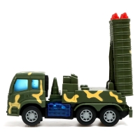 Машина &laquo;Военная&raquo;, на батарейках, свет и звук
