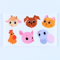 Развивающая игра на липучках. Весёлые мордашки &laquo;Ферма&raquo;