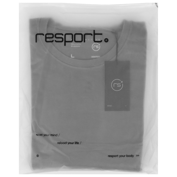 Термобельё мужское Resport, комплект: лонгслив, лосины, размер XXL, серое