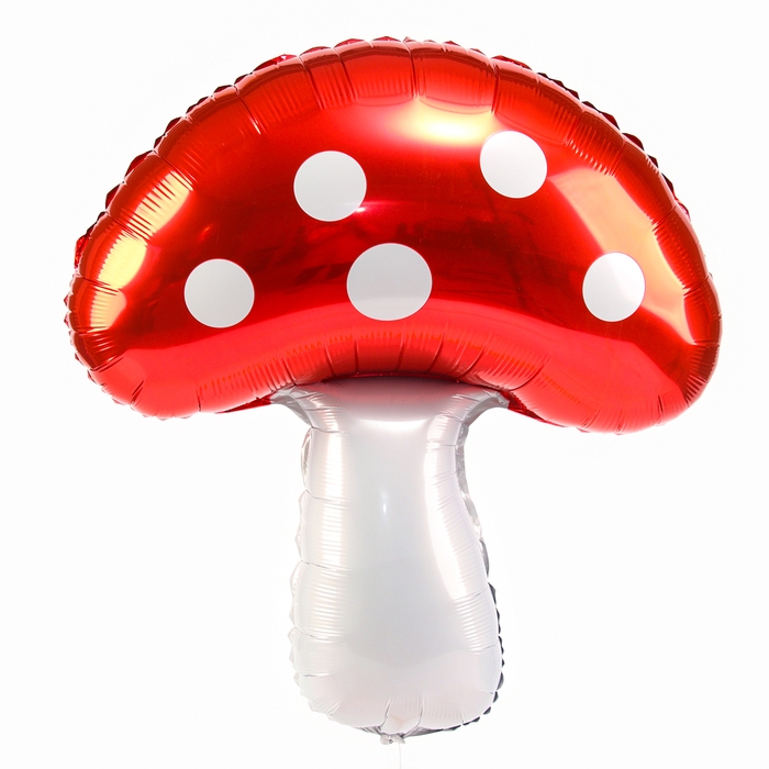 Шар фольгированный 30 Шар фольгированный 30" «Гриб мухомор»