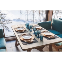 Бокал для вина стеклянный Magistro &laquo;Круиз&raquo;, 250 мл, 8&times;15,3 см, цвет синий