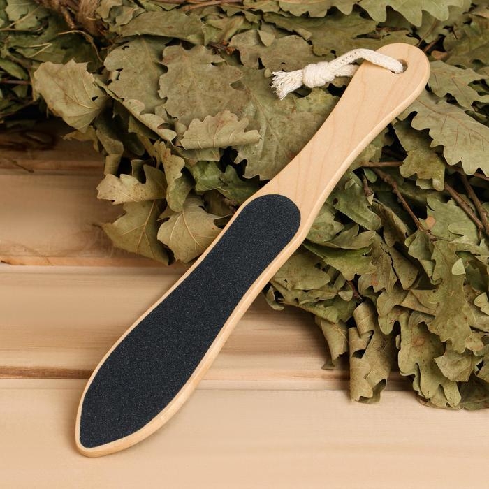 Пилка для ног банная абразивная (150/80), алтайская берёза, 25х4,5х0,6 см Пилка для ног банная абразивная (150/80), алтайская берёза, 25х4,5х0,6 см