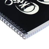 Тетрадь 48л кл на гребне Мужской стиль на черном, обл мел карт, мат лам, блок офсет МИКС Тетрадь 48л кл на гребне Мужской стиль на черном, обл мел карт, мат лам, блок офсет МИКС