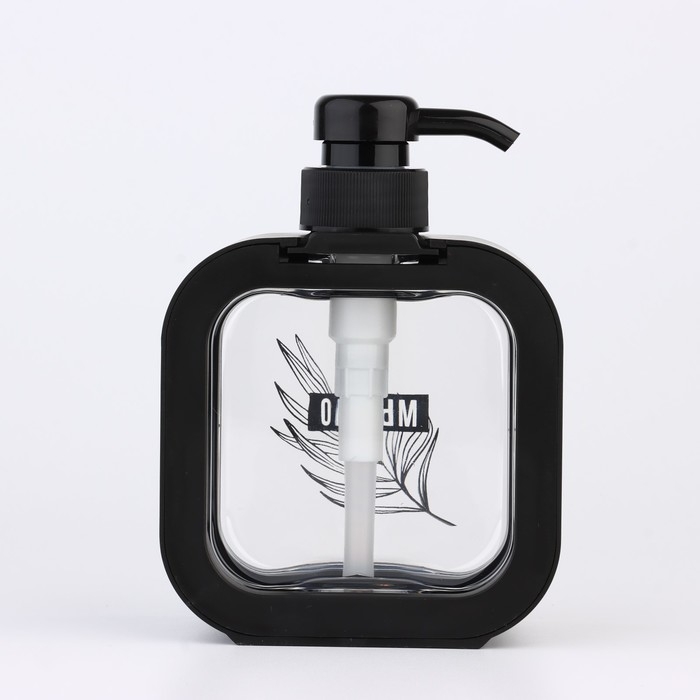 Дозатор для жидкого мыла &laquo;Эстетика&raquo;, черный, 300 мл.