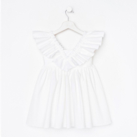 Платье детское KAFTAN &laquo;Бабочка&raquo;, р. 34 (122-128), белый