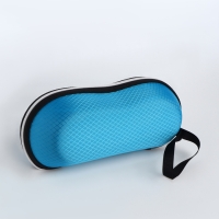 Футляр для очков на молнии, длина 17 см, цвет синий Футляр для очков на молнии, длина 17 см, цвет синий