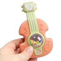 Погремушка «Гитара», 12 см, цвет МИКС, Крошка Я Погремушка «Гитара», 12 см, цвет МИКС, Крошка Я