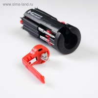 Фонарь многофункциональный, мультитул 8 в 1 "Крутому мужику", 12 х 4 см, 3 ААА Фонарь многофункциональный, мультитул 8 в 1 "Крутому мужику", 12 х 4 см, 3 ААА