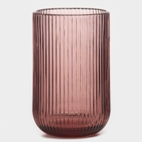 Стакан стеклянный Magistro &laquo;Грани&raquo;, 400 мл, 8&times;13 см, цвет сиреневый