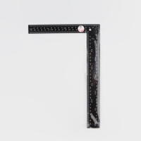 Линейка угольник, 20 &times; 30 см, S = 1,4 см, цвет чёрный