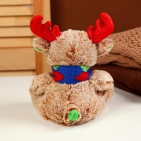 Новый год! Мягкая игрушка &laquo;Олень&raquo;, 15 см, цвет разноцветный