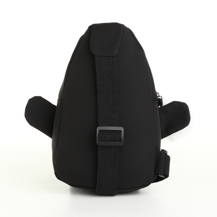 Сумка детская для девочки на молнии &laquo;Выбражулька&raquo;, цвет чёрный