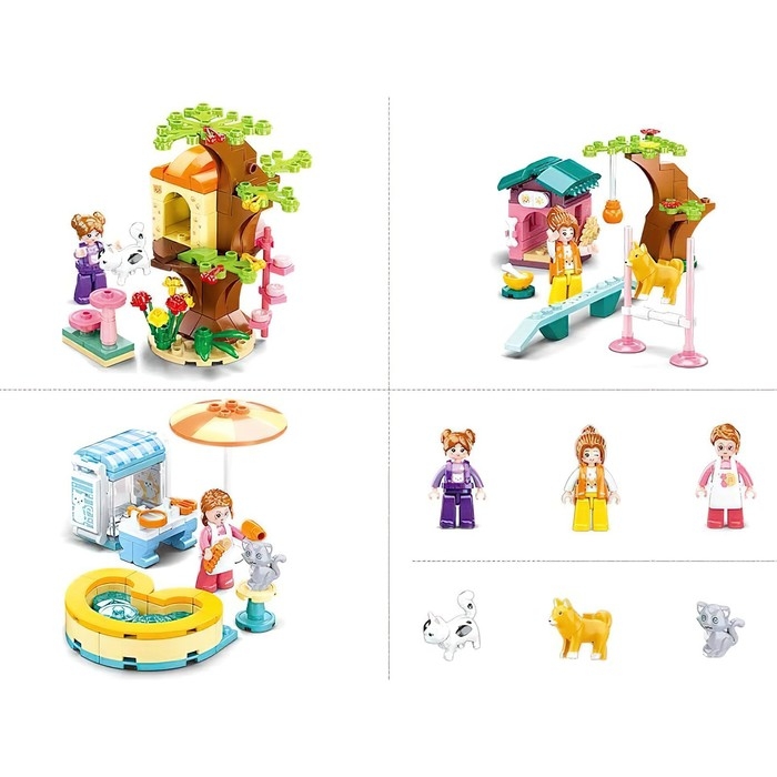 Конструктор Розовая мечта &laquo;Кошачий домик&raquo;, 81 деталь