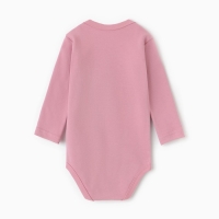 Боди детский, цвет пудра, рост 62 см