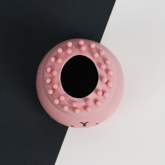 Массажер для лица, спонж для умывания &laquo;Время пенной вечеринки&raquo;, 5,5 х 5,5 см