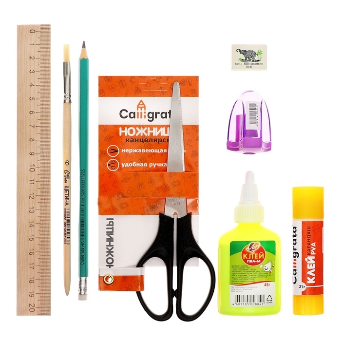 Папка для труда А4, с ручками, раскладная на липучке, текстильная, 10 предметов Папка для труда А4, с ручками, раскладная на липучке, текстильная, 10 предметов "Карандаши"