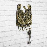 Ключница настенная-подкова &laquo;Тепла и уюта&raquo;, мельница, 9,7 х 12,5 см.