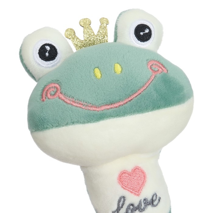 Пищалка - погремушка &laquo;Лягушастик&raquo;, с прорезывателем, Крошка Я