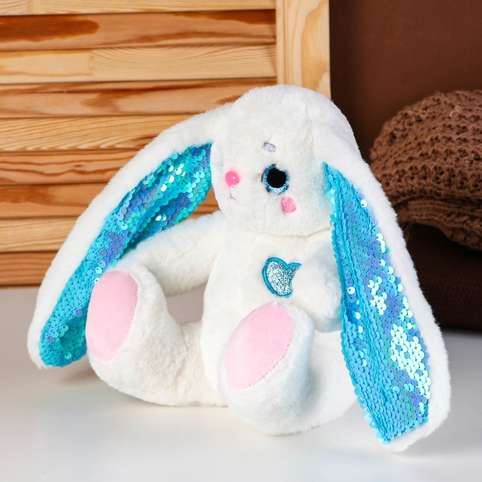 Мягкая игрушка &laquo;Мой зайка&raquo;, с пайетками, 25 см