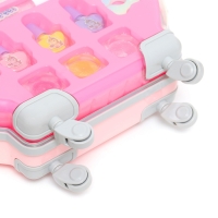 Набор косметики для девочки "Чемодан на колёсах", розовый, с накладными ногтями Набор косметики для девочки "Чемодан на колёсах", розовый, с накладными ногтями