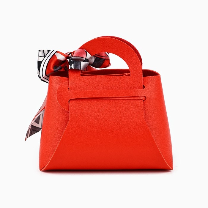 Сумочка подарочная &laquo;Красная&raquo;, 12 х 13 х 5.5 см