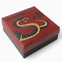 Подарочный набор термос и носки 3 пары KAFTAN "Змея"  р. 41-44 (27-29 см)