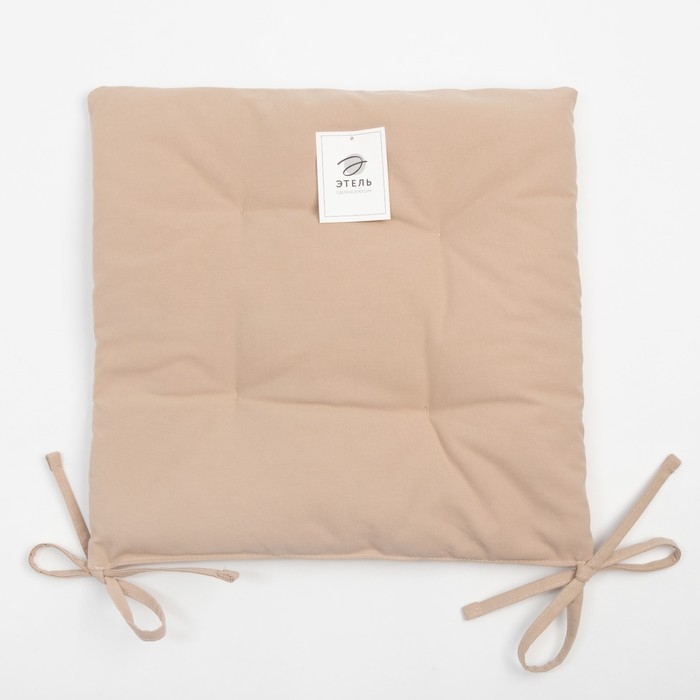 Сидушка на стул Этель Kitchen 42х42 см, цв. бежевый, 100% хл, саржа 220 г/м2