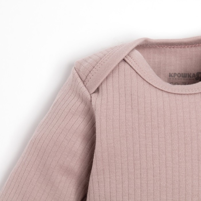 Комплект: боди, шапочка и брюки Крошка Я &laquo;Киса&raquo;, рост 74-80 см