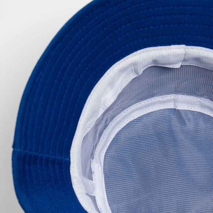 Панама MINAKU с надписью, цвет синий, р-р 56--58 Панама MINAKU с надписью, цвет синий, р-р 56--58