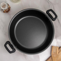 Жаровня «Эксперт», 3,5 л, d=26 см, стеклянная крышка, антипригарное покрытие, цвет бордовый Жаровня «Эксперт», 3,5 л, d=26 см, стеклянная крышка, антипригарное покрытие, цвет бордовый