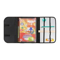 Папка для труда А4, 330 х 230, с ручками текстиль, раскладная на липучке, с наполнением 10 предметов, Calligrata, ПТР-10, "Бульдог" Папка для труда А4, 330 х 230, с ручками текстиль, раскладная на липучке, с наполнением 10 предметов, Calligrata, ПТР-10, "Бульдог"